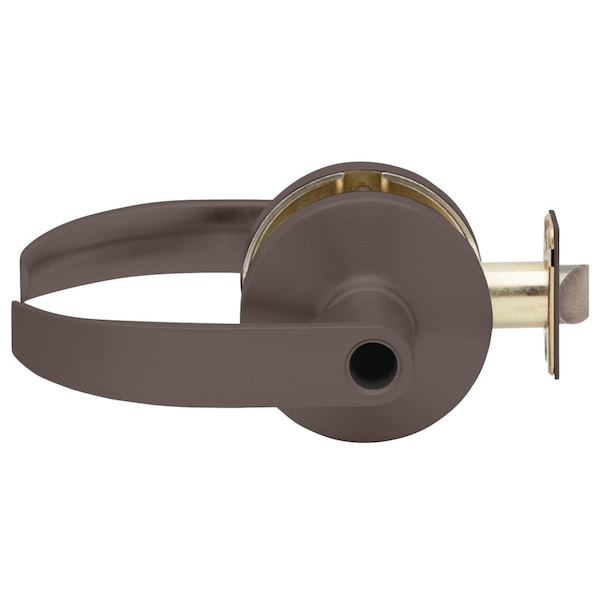 Grade 2 Cylindrical Lock, Classroom Function, Less Cylinder, Quantum Lever, Standard Rose, Dark Oxid